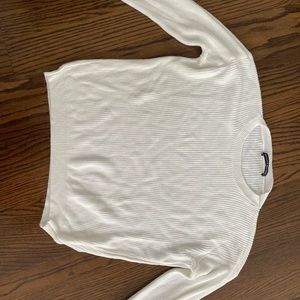 white crop brandy melville sweater